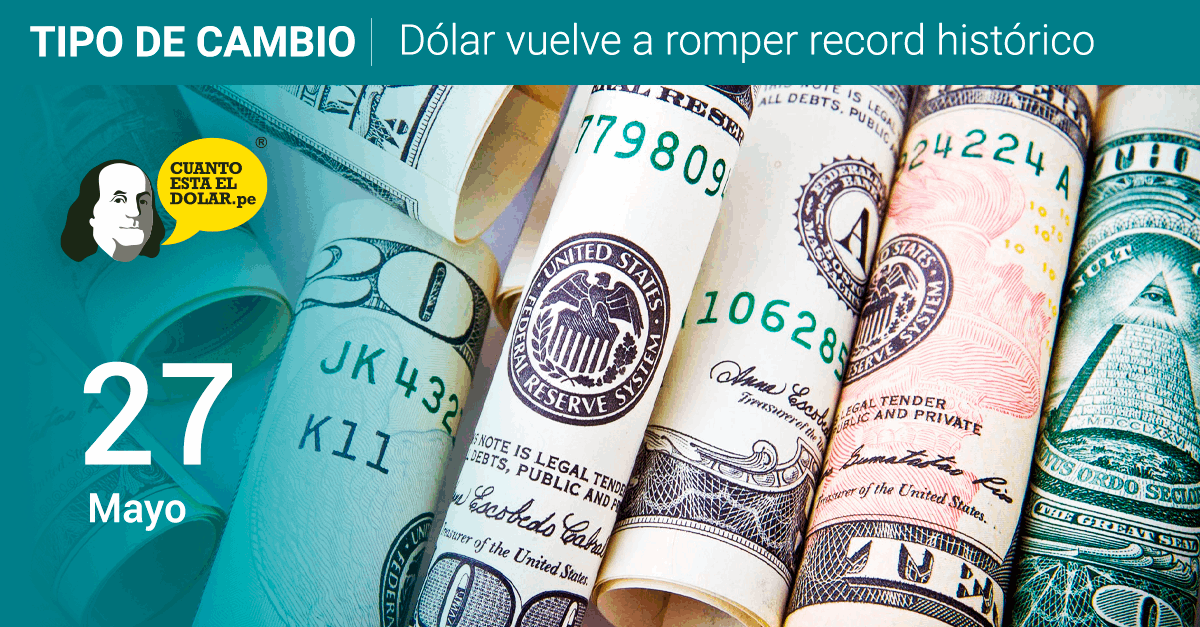 Dólar vuelve a romper record hitórico