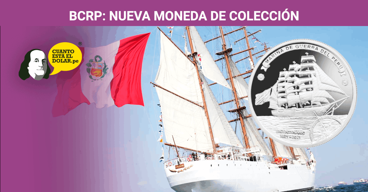Nueva moneda de un sol bicentenario marina de guerra del Perú