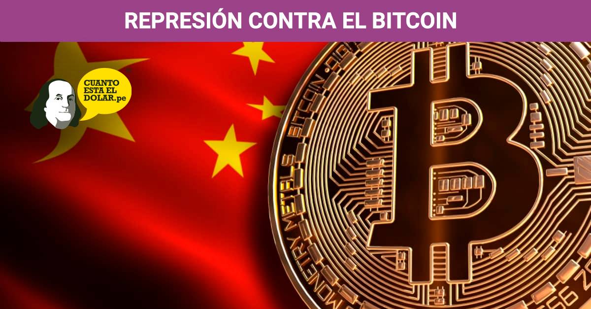 represión contra el bitcoin