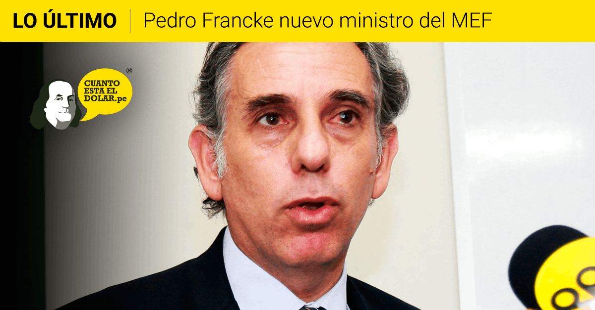 Pedro Francke asume como nuevo ministro de economía