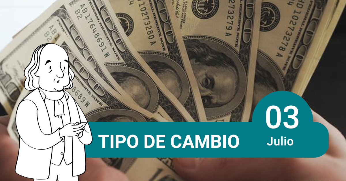 tipo de cambio 3 de julio