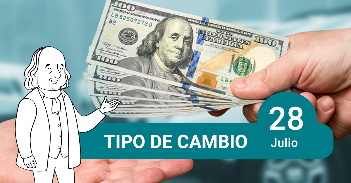 tipo de cambio 28 de julio