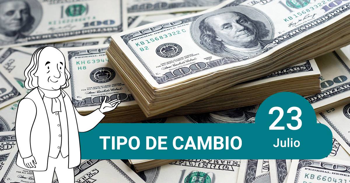 tipo de cambio 23 de julio