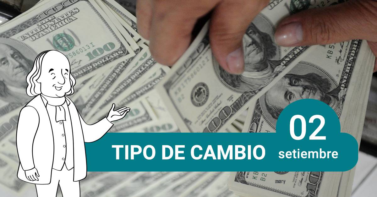 tipo de cambio 2 setiembre