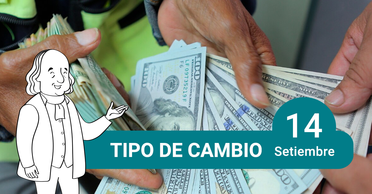tipo de cambio 14 de setiembre