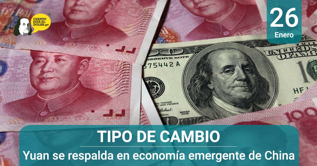 Yuan se respalda en economia emergente de china