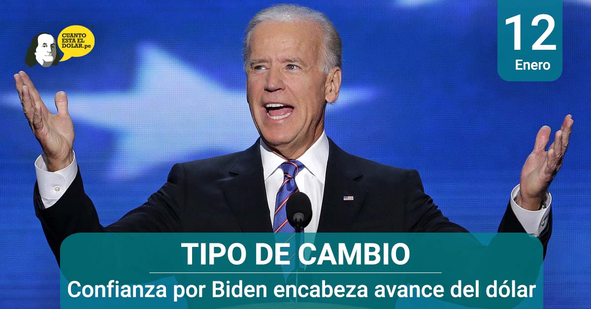 Biden encabeza avance del dólar
