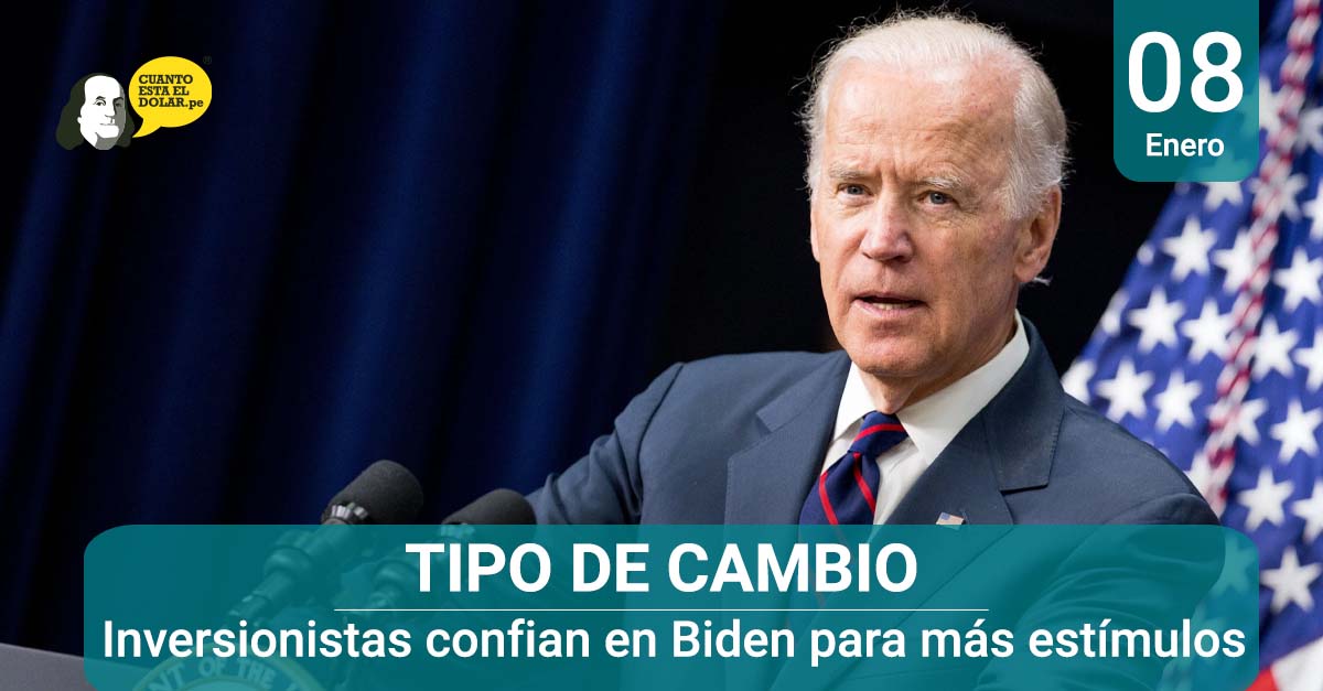 Inversionistas confian en biden y demócratas para mejor paquete de estimulos