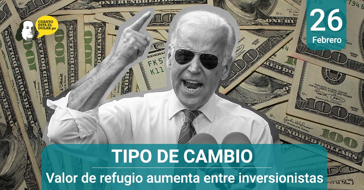 Biden gritando dolares