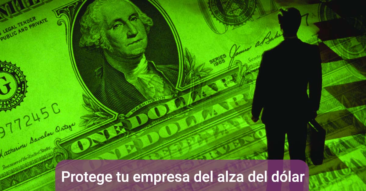 Protege tu empresa del alza del dólar