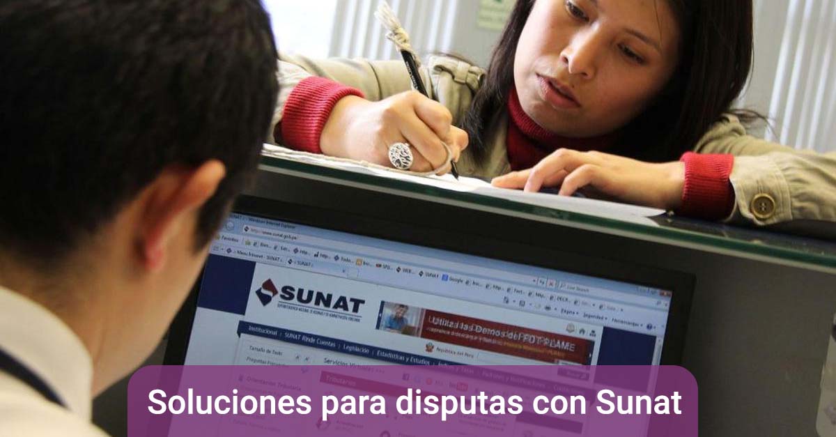 SOluciones disputas con sunat