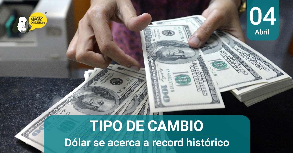 billete dolares tipo de cambio
