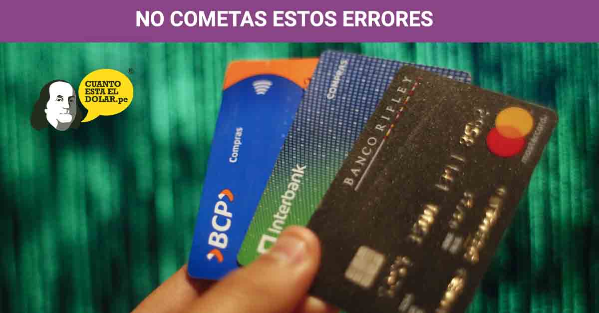 errores con tarjeta de credito