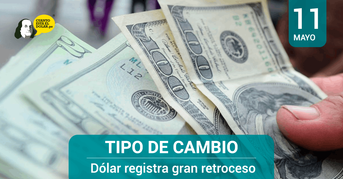 dólar retrocede