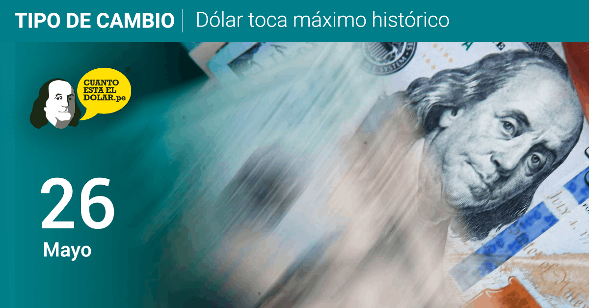 Dólar toca su máximo histórico