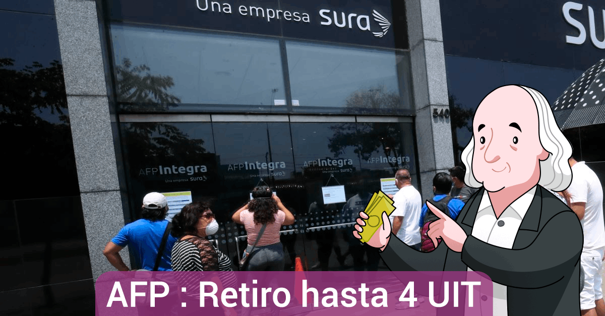 Retiro hasta 4 uit de Afp