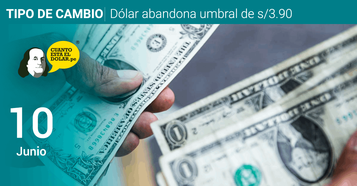 Precio del dólar jueves 10 de junio