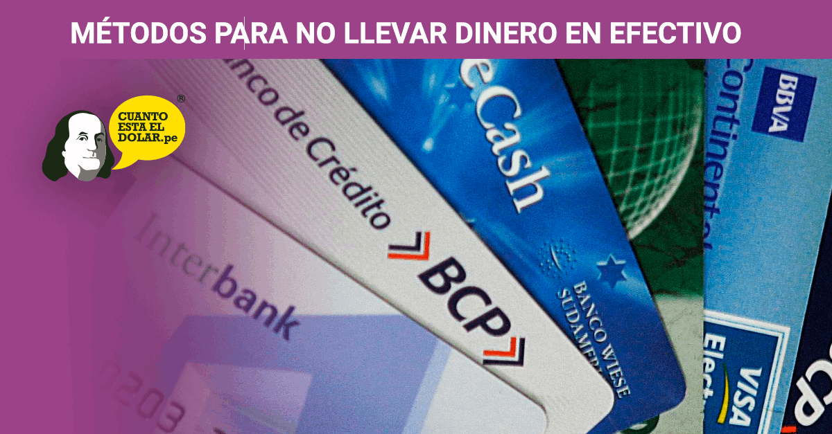 Métodos de pago sin efectivo