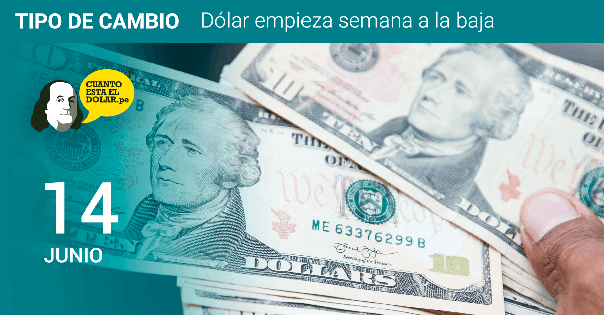 Precio dólar 14 de junio