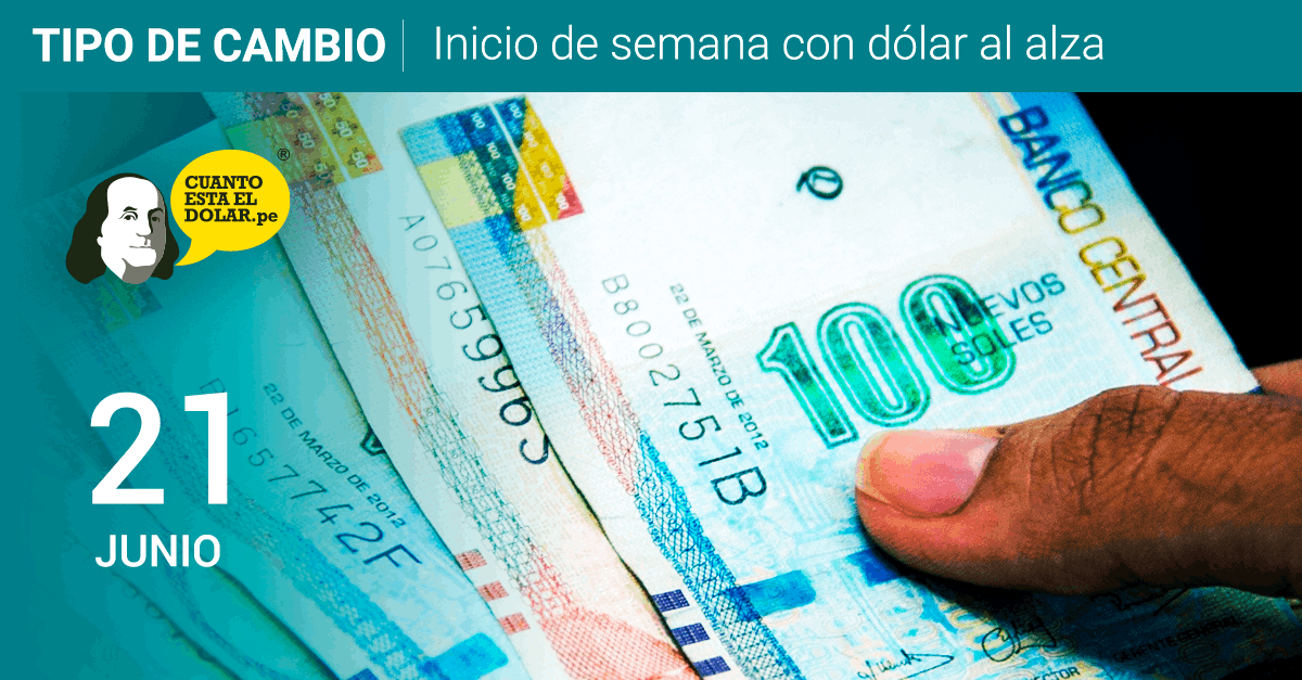 Precio dólar lunes 21 de junio