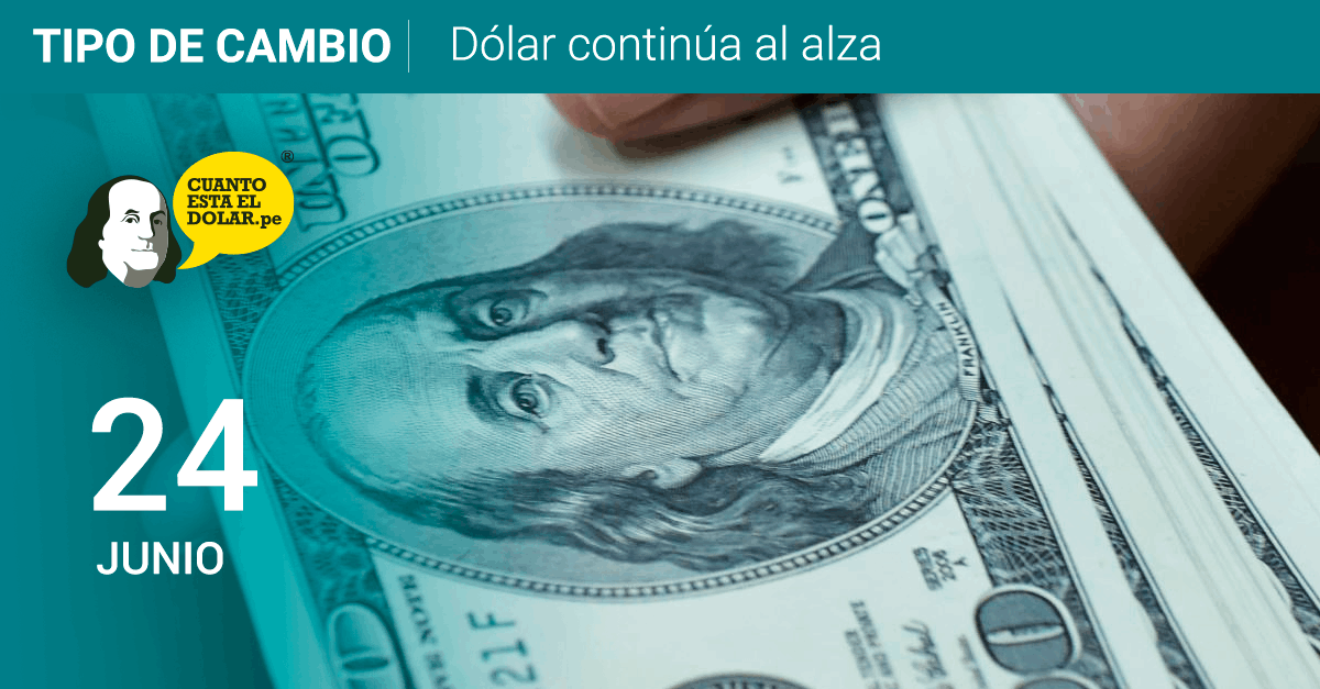 Precio dólar jueves 24 de junio