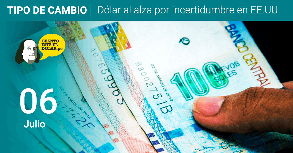Dólar al alza por incertidumbre en EE.UU