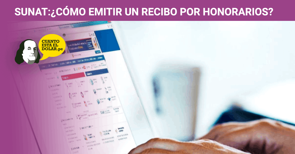 ´CÓMO EMITIR UN RECIBO POR HONORARIOS ELECTRÓNICO