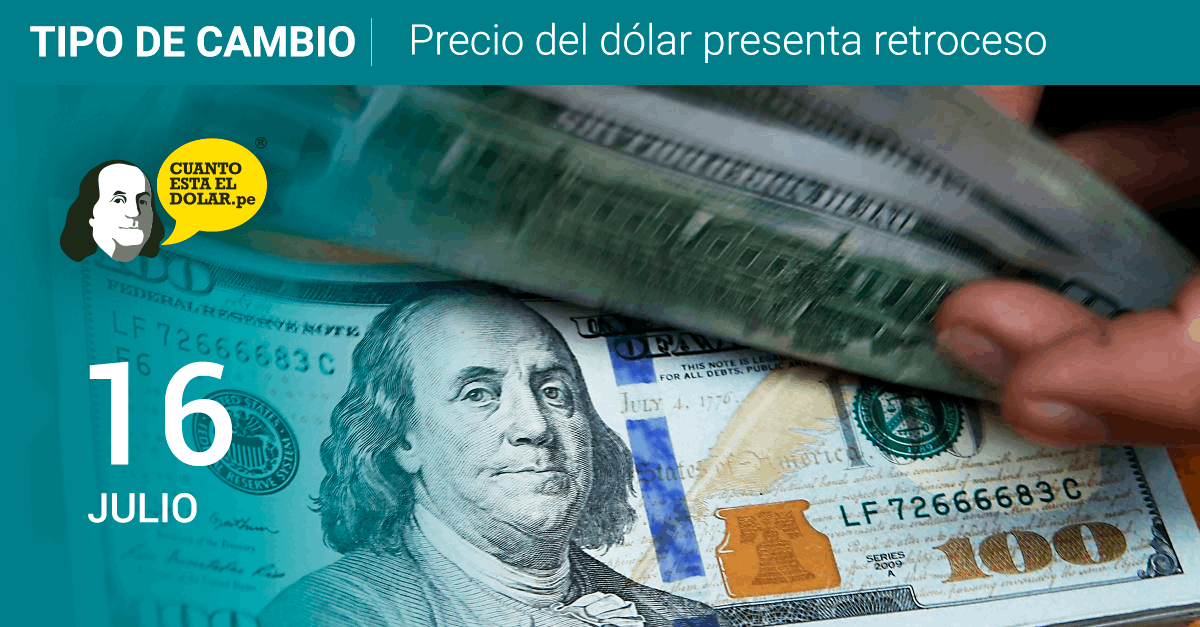 PRECIO DEL DÓLAR PRESENTA RETROCESO