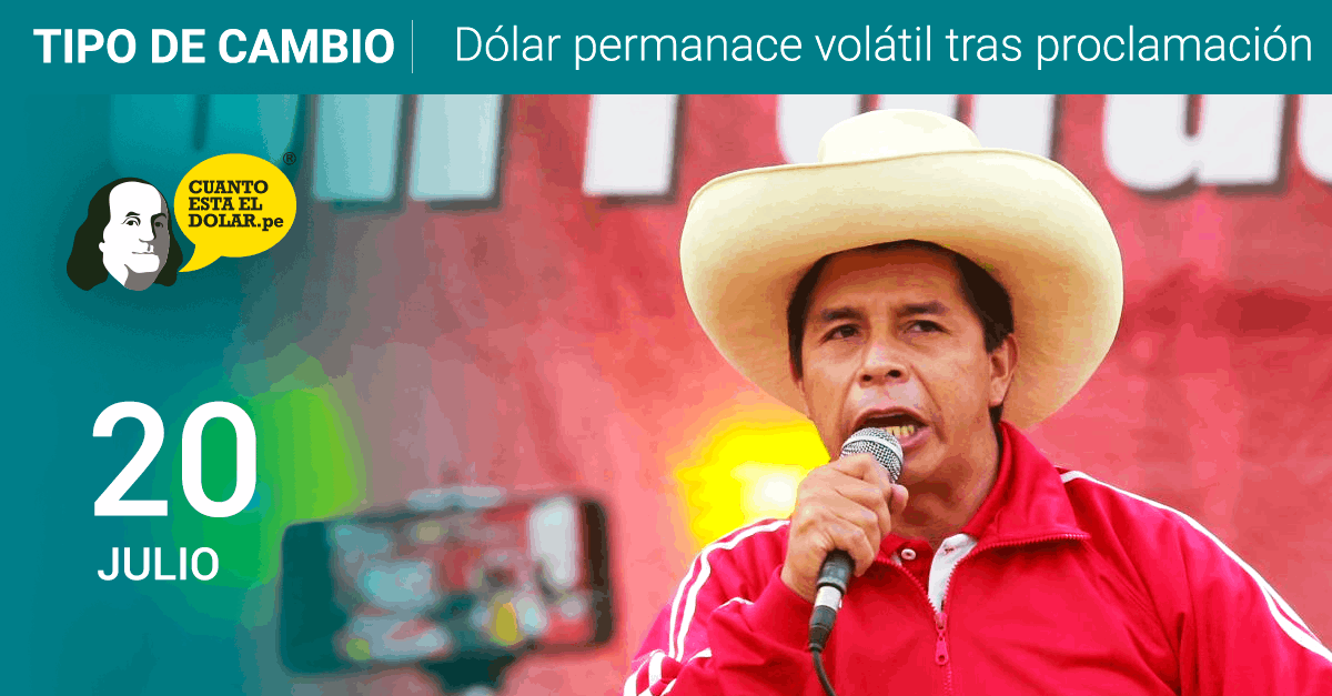 Tipo de cambio martes 20 de julio