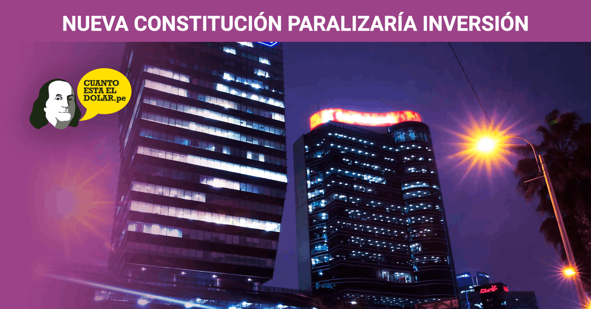 Nueva constitución paralizaría inversión