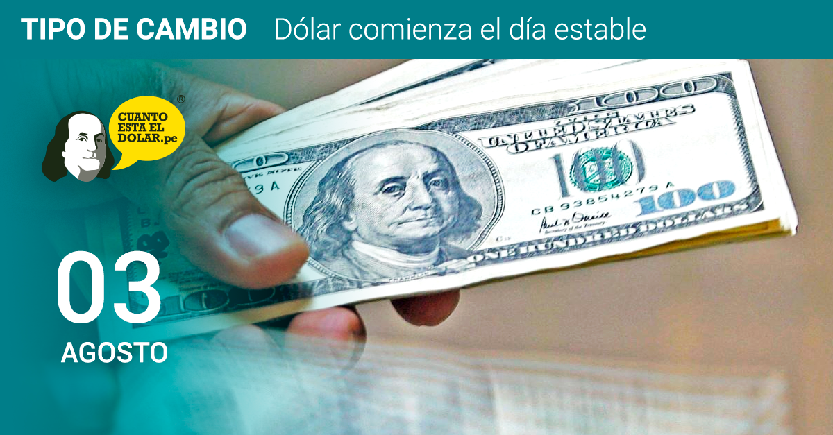 Cotización del dólar martes 03 de agosto