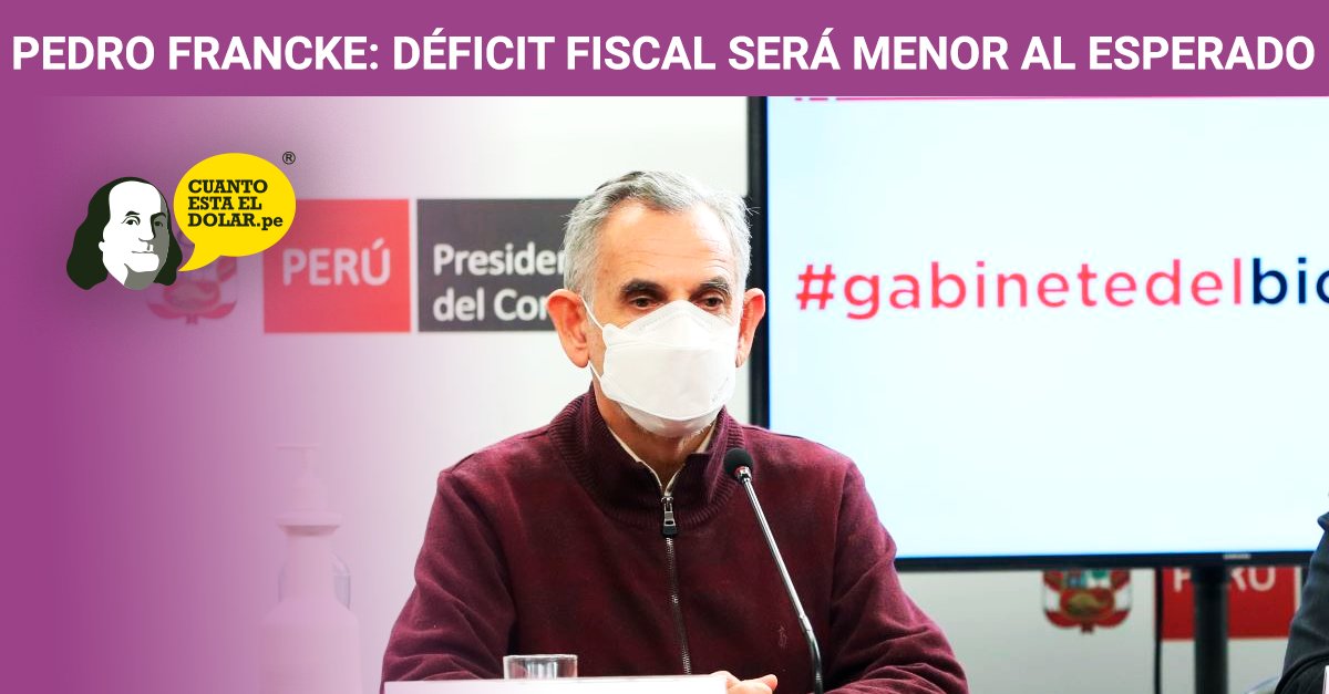 PEDRO FRANCKE MINISTRO DE ECONOMÍA Y FINANZAS