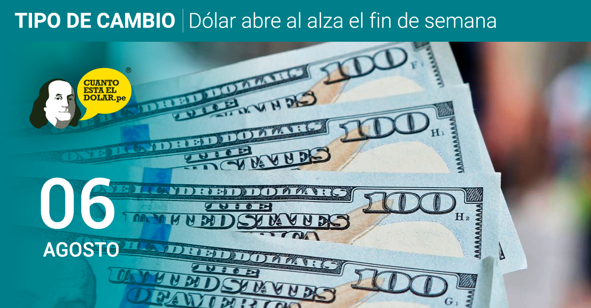 dólar viernes 06 de agosto