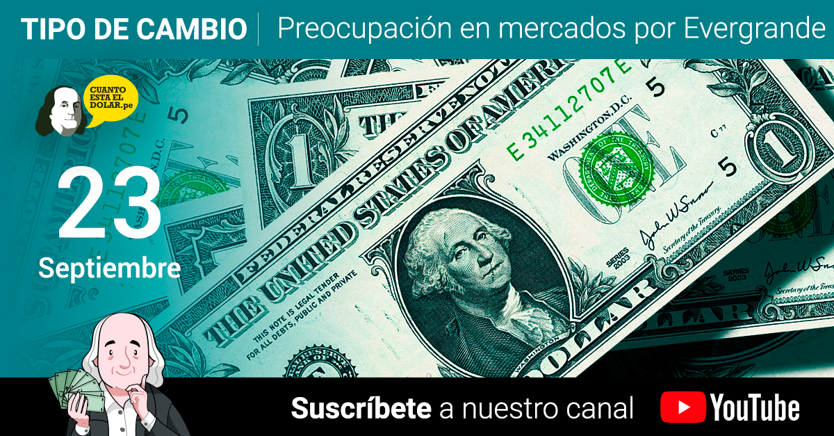 precio del dólar jueves 23 de septiembre del 2021