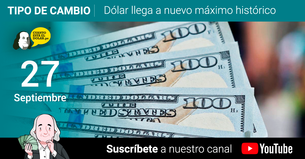 dólar llega a nuevo máximo histórico
