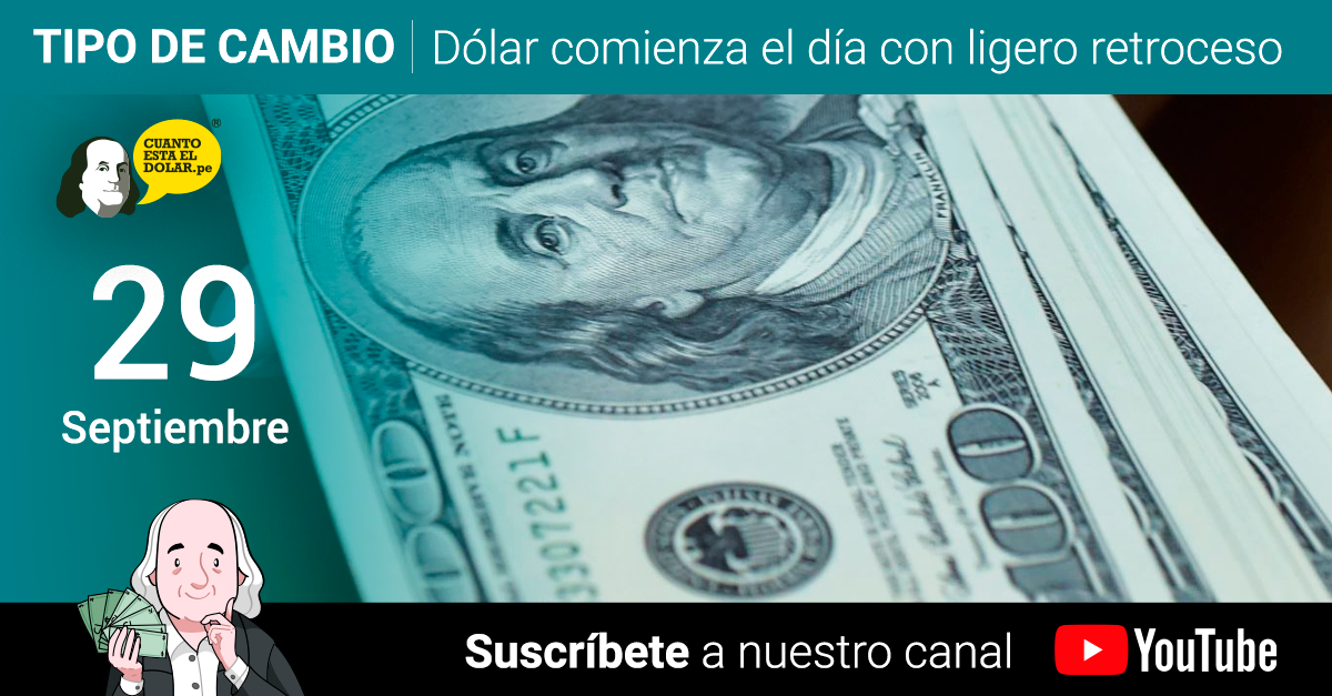Precio del dólar miércoles 29 de septiembre