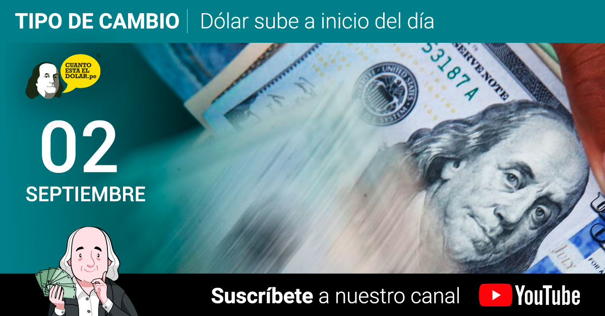 Precio del dólar hoy jueves 02 de septiembre