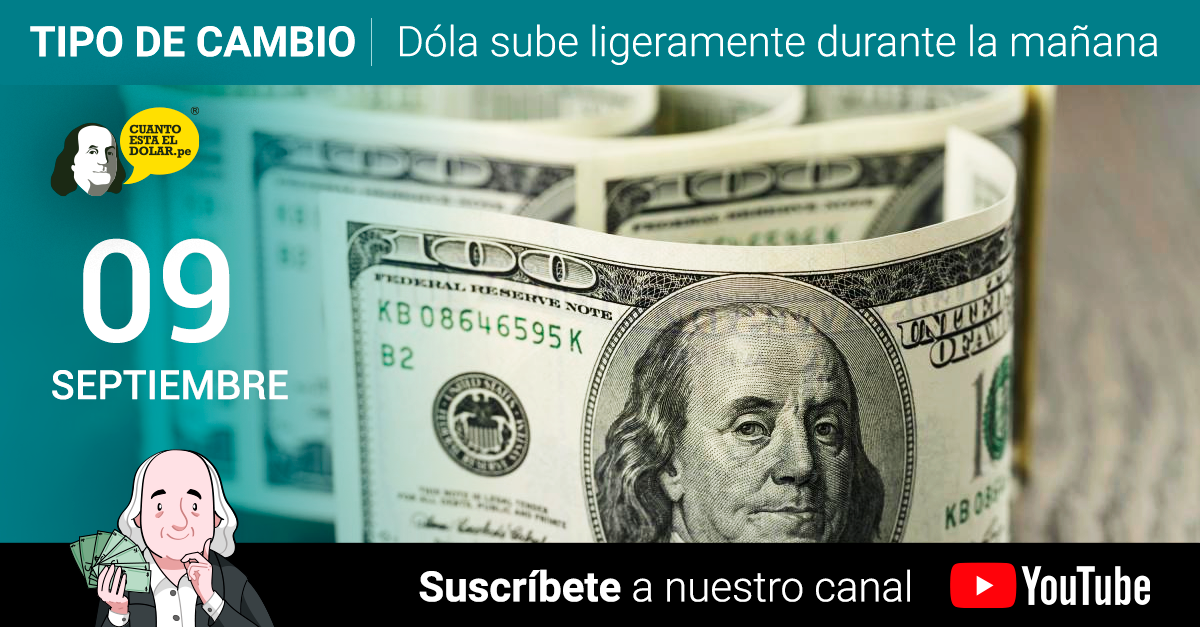 Precio del dólar hoy jueves 09 de septiembre