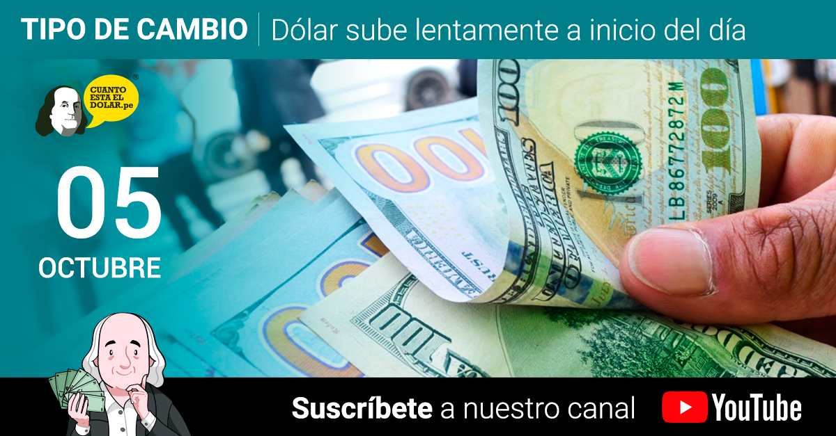 Tipo de cambio martes 05 de octubre del 2021