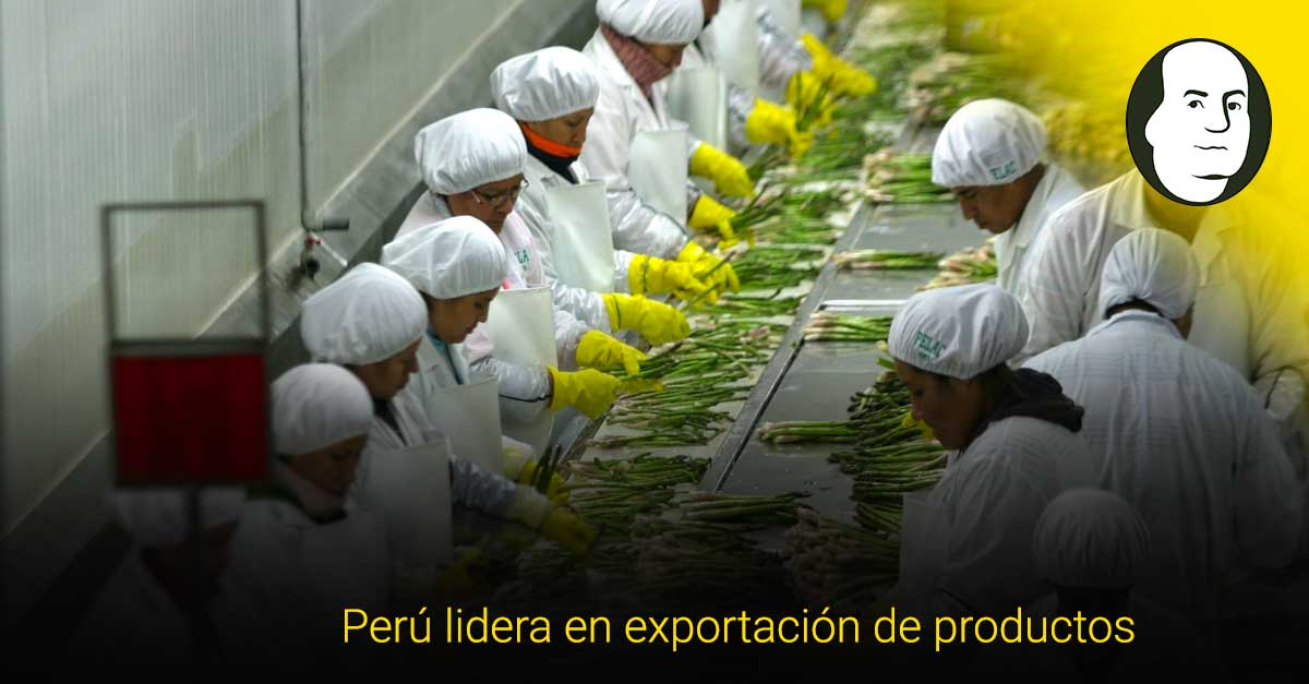 Perú mantiene liderazgo mundial en exportación