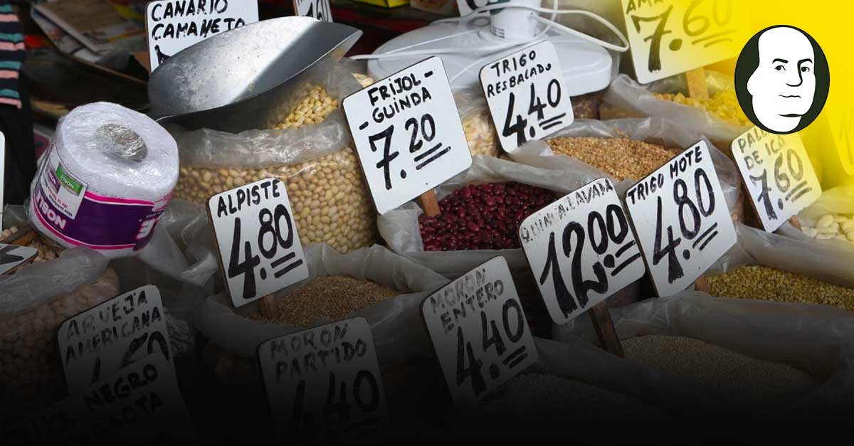 La inflación en Perú fue del 2 % en el primer trimestre de 2022